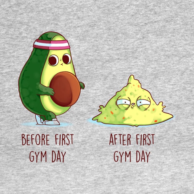 Before and After First Gym day by Naolito